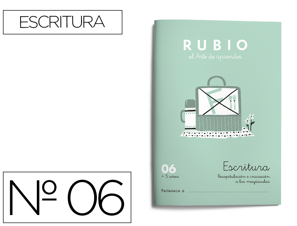 CUADERNO RUBIO CALIGRAFIA Nº 06