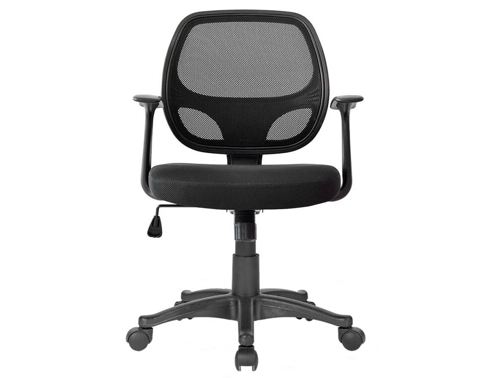 SILLA GIRATORIA Q-CONNECT RESPALDO MEDIO REGULABLE EN ALTURA 870+120MM ALTO 550MM ANCHO 590MM PROFUNDIDAD