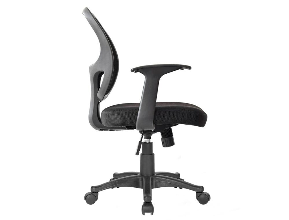 SILLA GIRATORIA Q-CONNECT RESPALDO MEDIO REGULABLE EN ALTURA 870+120MM ALTO 550MM ANCHO 590MM PROFUNDIDAD