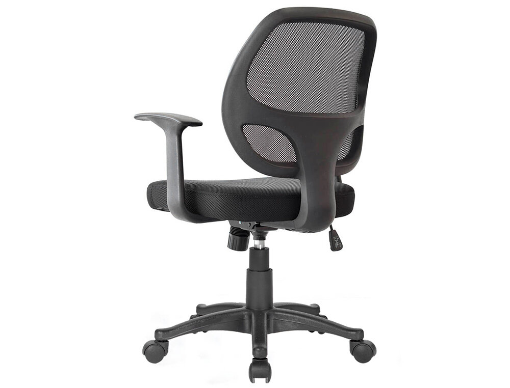 SILLA GIRATORIA Q-CONNECT RESPALDO MEDIO REGULABLE EN ALTURA 870+120MM ALTO 550MM ANCHO 590MM PROFUNDIDAD