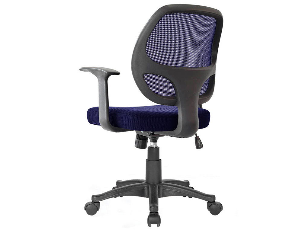 SILLA GIRATORIA Q-CONNECT RESPALDO MEDIO REGULABLE EN ALTURA 870+120MM ALTO 550MM ANCHO 590MM PROFUNDIDAD