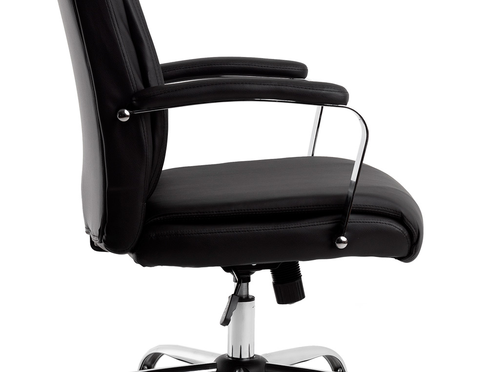 SILLA DIRECCION Q-CONNECT LEO RESPALDO ALTO REGULABLE EN ALTURA 1170 + 80 MM ALTO ANCHO 650 MM PROFUNDIDAD 700