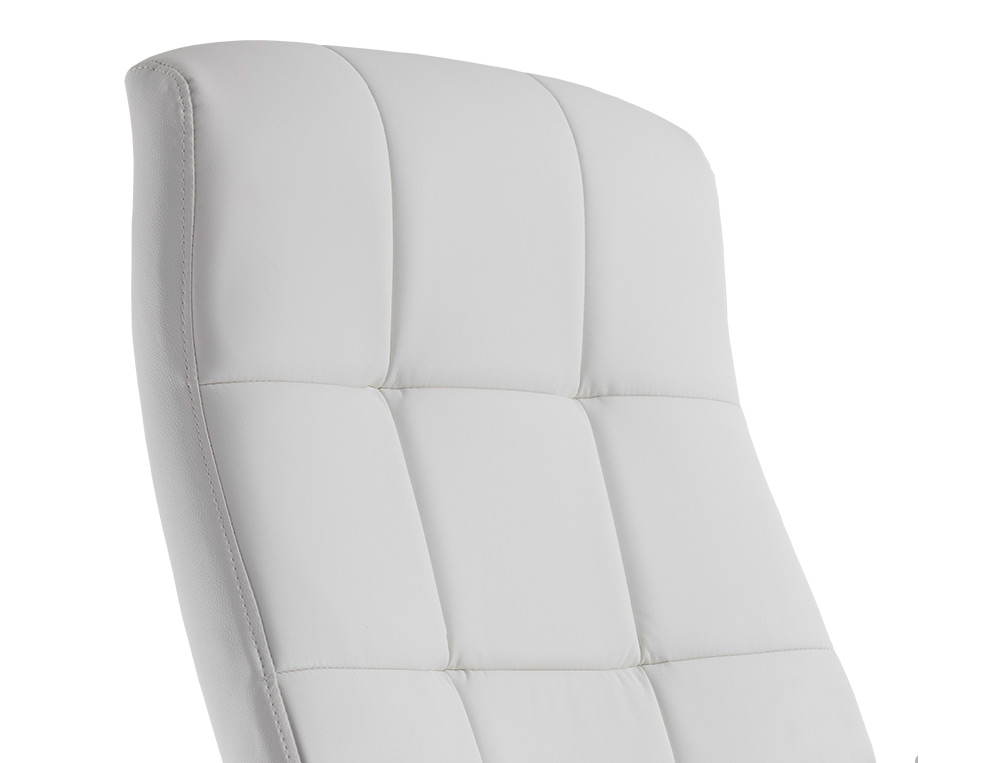 SILLA Q-CONNECT DIRECCION PIAV E SIMIL PIEL BASE METALICA ALT MAX 1250 ANC 610 PROF 700 MM RUEDAS PREMIUM COLOR BLANCO