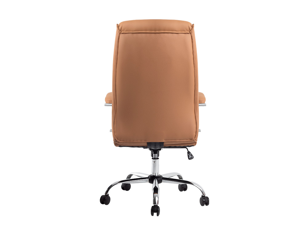 SILLA Q-CONNECT DIRECCION MODE NA SIMIL PIEL BASE METALICA ALT MAX 1220 ANC 510 PROF 490 MM RUEDAS PREMIUM COLOR CREMA