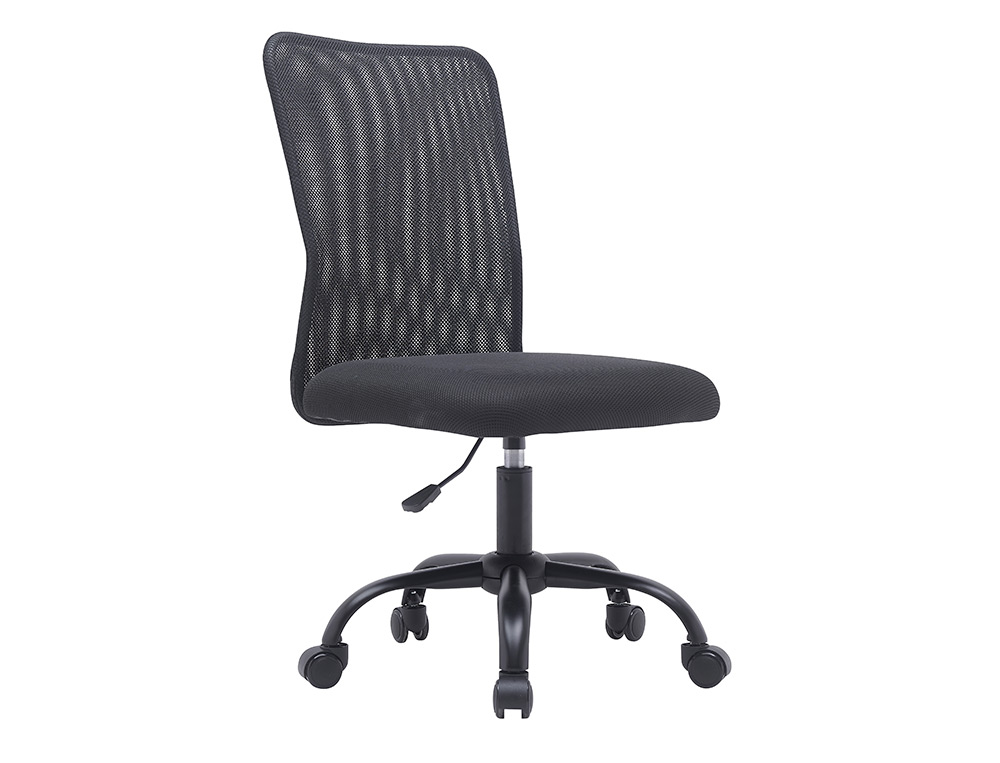 SILLA Q-CONNECT OFICINA PARMA MALLA SIN REPOSABRAZOS ALT MAX 990 ANC 480 PROF 590 COLOR NEGRO