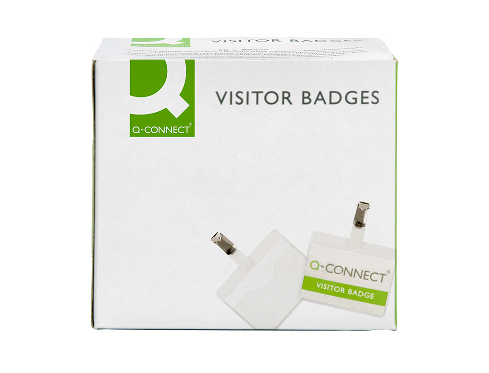 IDENTIFICADOR CON PINZA Q-CONNECT KF01560 60X90 MM CON APERTURA SUPERIOR