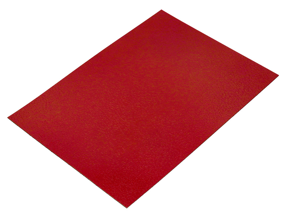 TAPA ENCUADERNACION LIDERPAPEL CARTON A4 1MM ROJA PAQUETE DE 50 UNIDADES