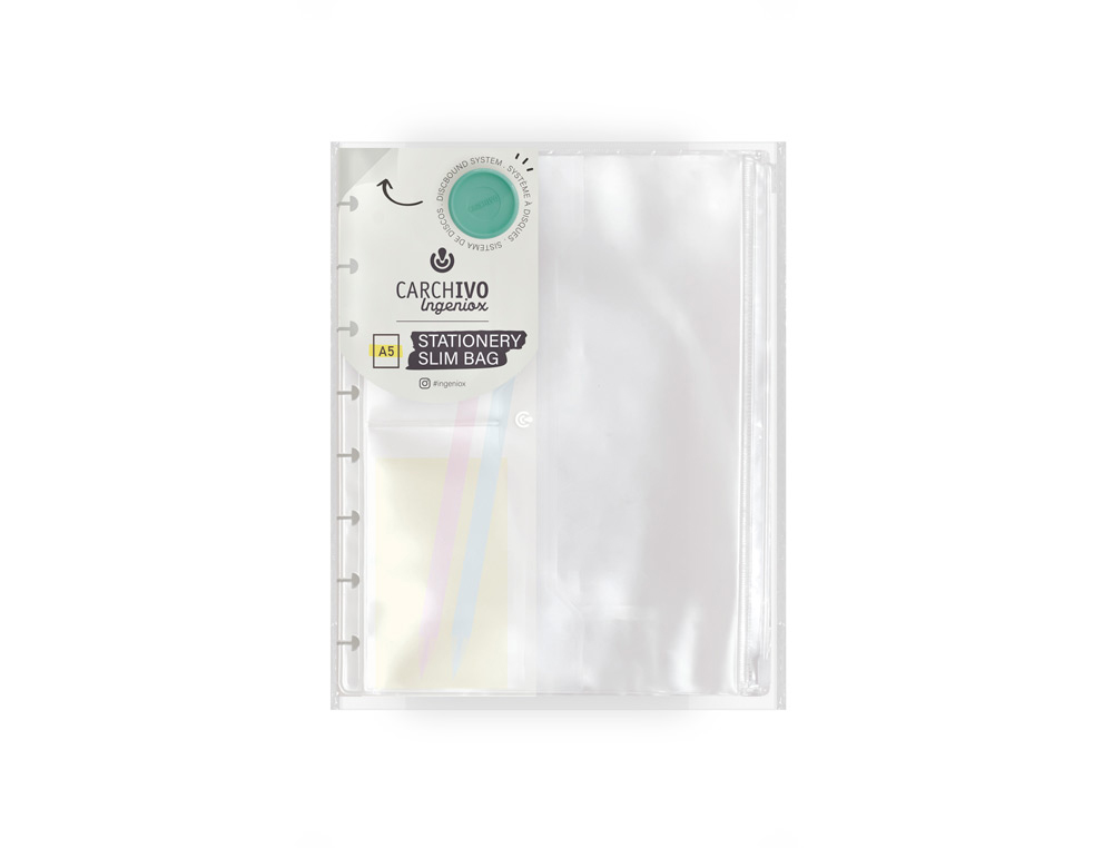 ESTUCHE CARCHIVO INGENIOX SLIM BAG MY PLANS PARA PLANIFICADOR TAMAO A5