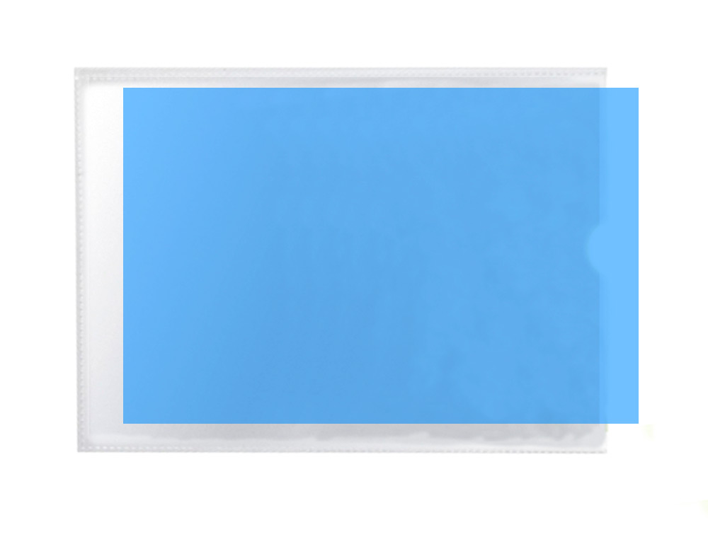 FUNDA PORTADOCUMENTO Q-CONNECT DIN A6 150 MICRAS PVC TRANSPARENTE CON UERO 105X148 MM
